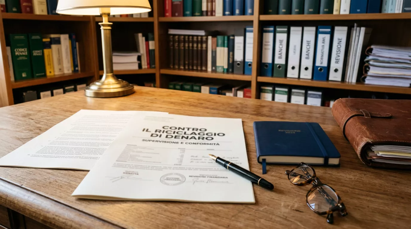 Documento di conformità antiriciclaggio sotto la supervisione di Banca d'Italia e dell'UIF